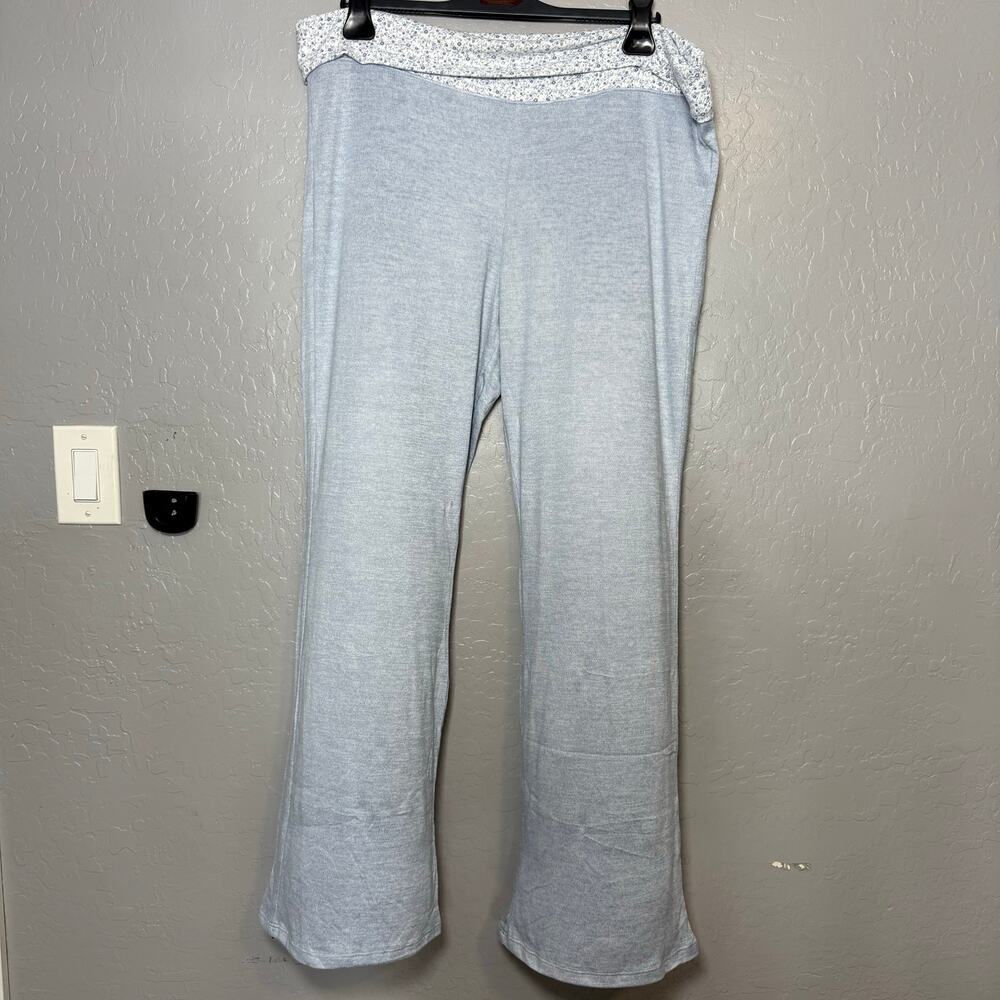Hollister Cozy Knit Foldover Pajama Pants, XXL